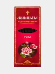 Свечи кадильные, фимиам, монашенки, 11 смх7 мм, 7 шт в упаковке, с подсвечником