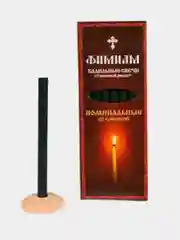 Свечи кадильные, фимиам, монашенки, 11 смх7 мм, 7 шт в упаковке, с подсвечником
