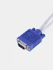 Белый кабель разветвитель VGA splitter раздвоитель, VGA 2VGA 0,3 м