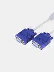 Белый кабель разветвитель VGA splitter раздвоитель, VGA 2VGA 0,3 м
