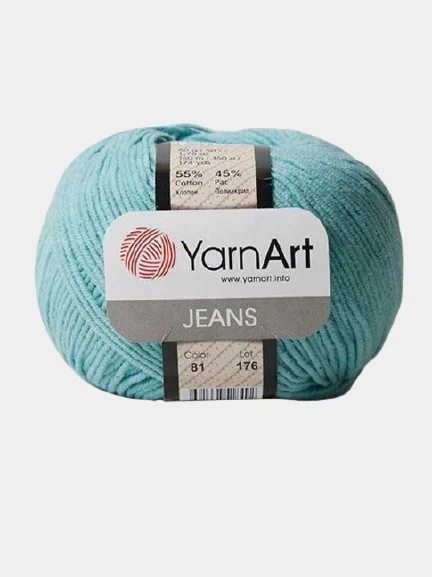Jeans YarnArt пряжа 2 штуки