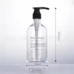 Прозрачный дозатор косметический, диспенсер, флакон, пустая бутылка с насосом для шампуня/мыла/1шт