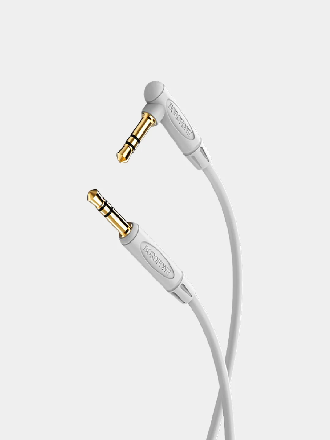 Серый аудиокабель Borofone BL4, 3.5 мм, 1 м