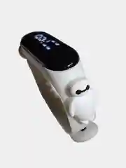 Белый часы детские, наручные, электронные с героями мультфильмов