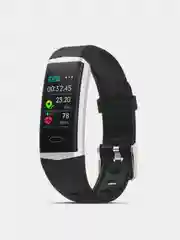 Черный фитнес-браслет SMA B5 GPS