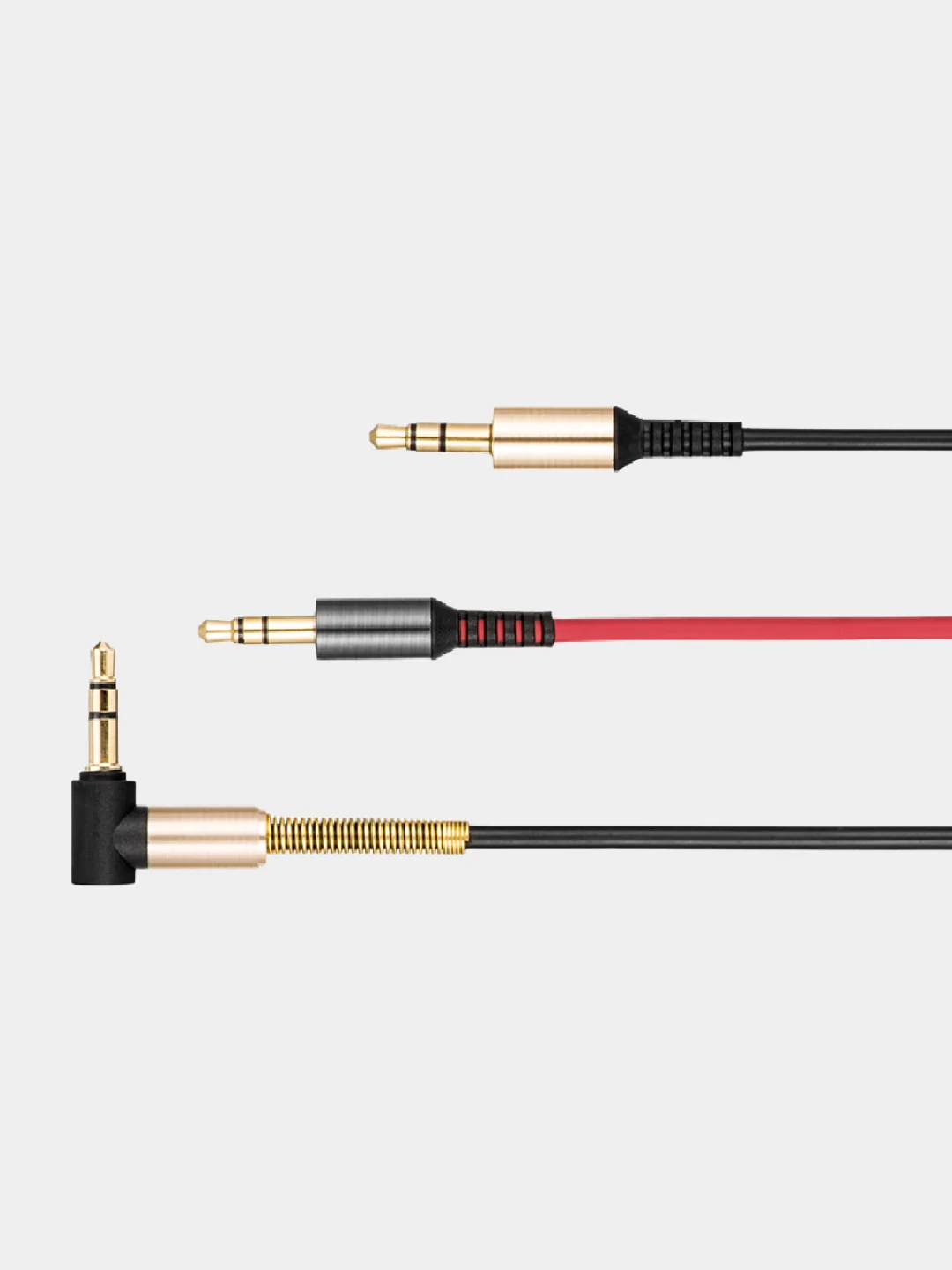 Красный аудиокабель AUX 3.5 mm, 1 м, Hoco UPA02