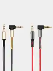 Красный аудиокабель AUX 3.5 mm, 1 м, Hoco UPA02