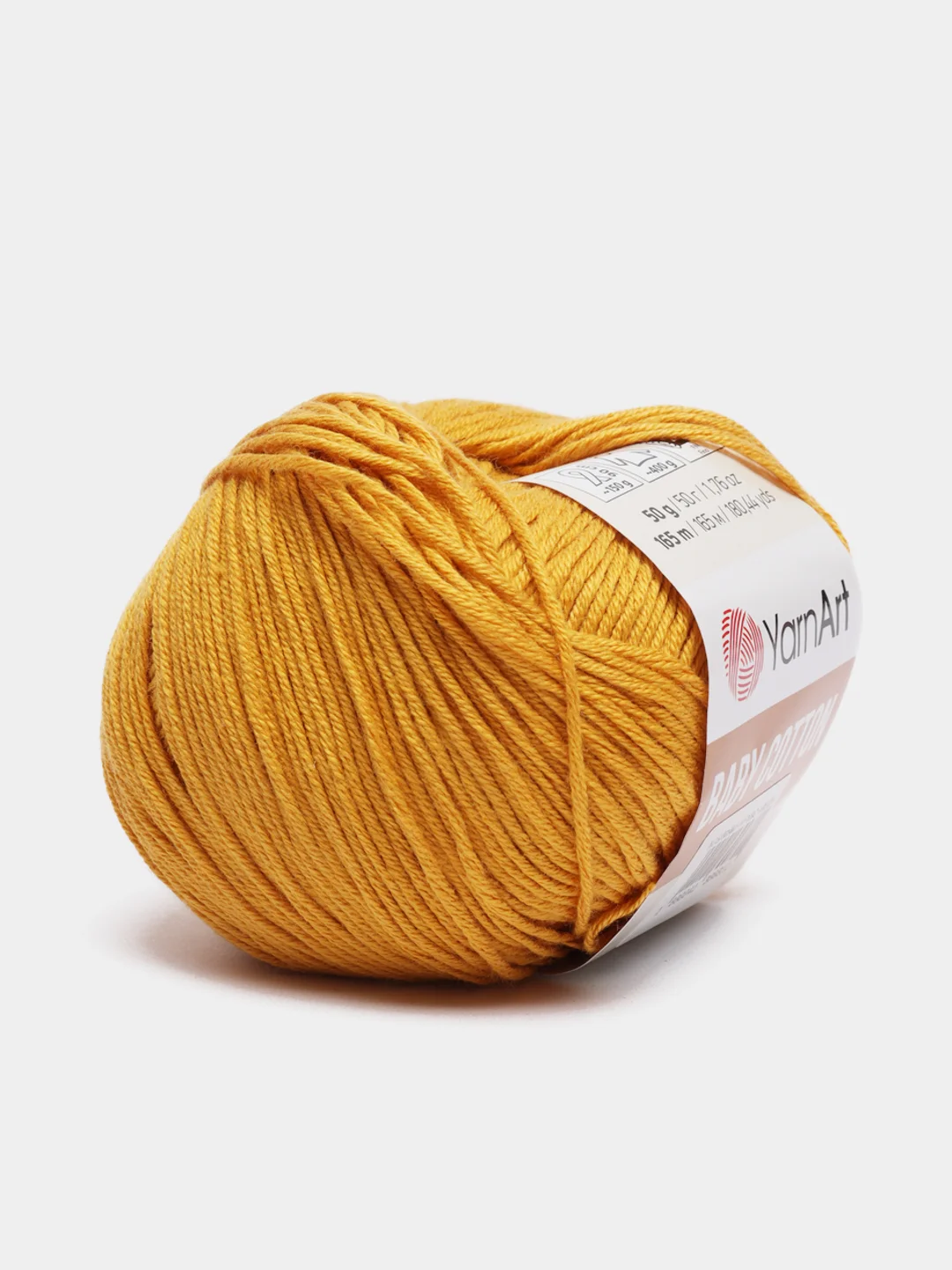 Медный пряжа YarnArt Baby cotton, 50 г, 165 м, акрил и хлопок