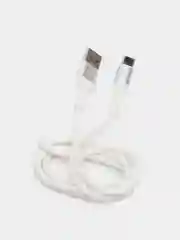 Белый кабель изностойкий SKYDOLPHIN S05 Lightning / Type-C / microUSB