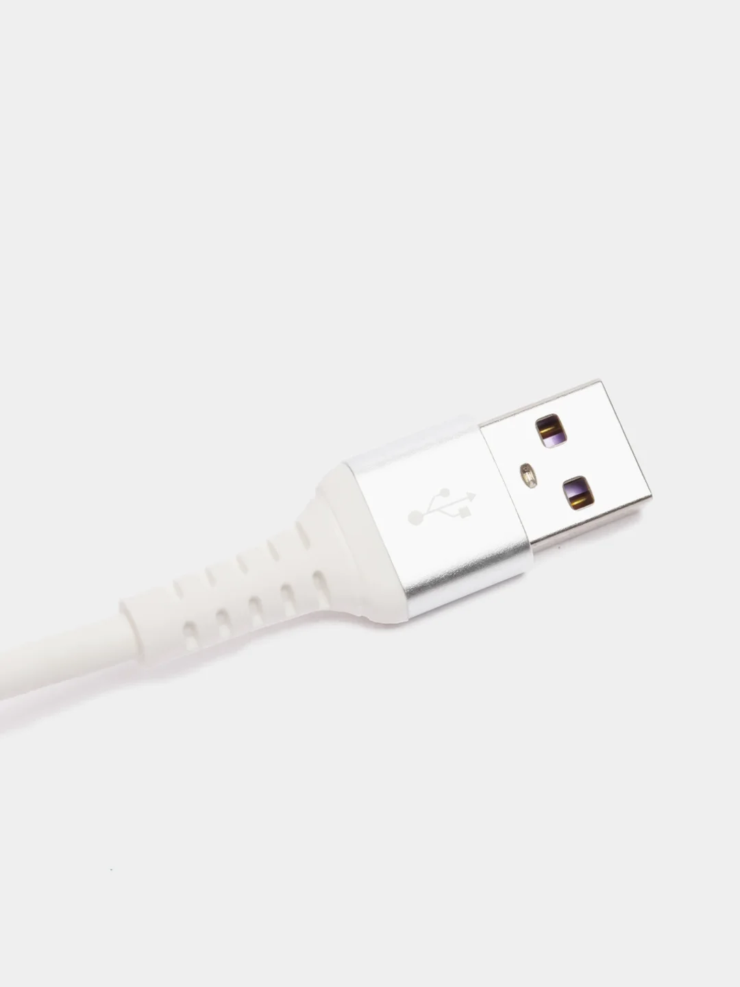 Белый кабель изностойкий SKYDOLPHIN S05 Lightning / Type-C / microUSB