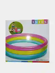 Бассейн детский надувной Intex "Радуга", круглый, 86 х 25 см, от 1-3 лет