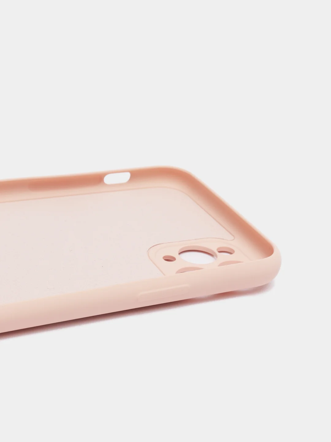 Розовый чехол силиконовый с кольцом на iPhone 11 Pro Max mobios