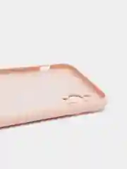 Розовый чехол силиконовый с кольцом на iPhone 11 Pro Max mobios