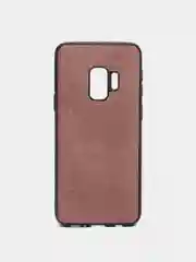 Коричневый чехол Samsung S9 джинсовый