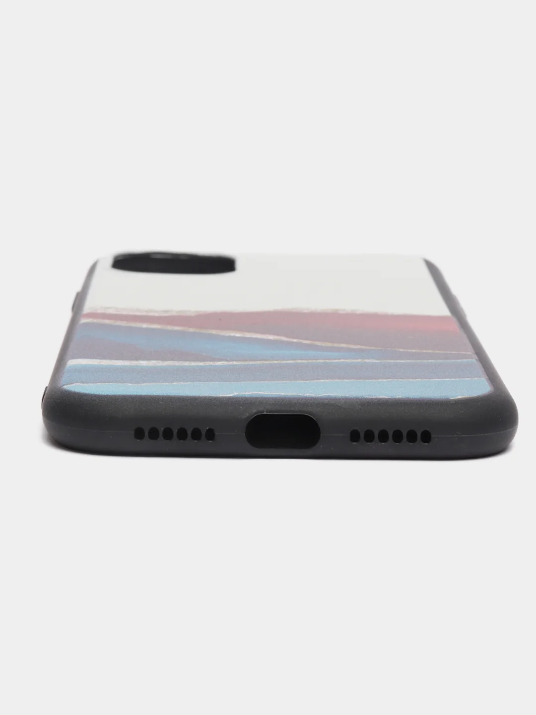 Белый яркий чехол цветные принты картинки iPhone 5S, SE 6 6S 7 8 Plus X XS XR 11 12 Mini Pro Max