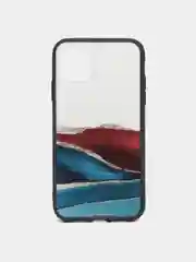 Белый яркий чехол цветные принты картинки iPhone 5S, SE 6 6S 7 8 Plus X XS XR 11 12 Mini Pro Max