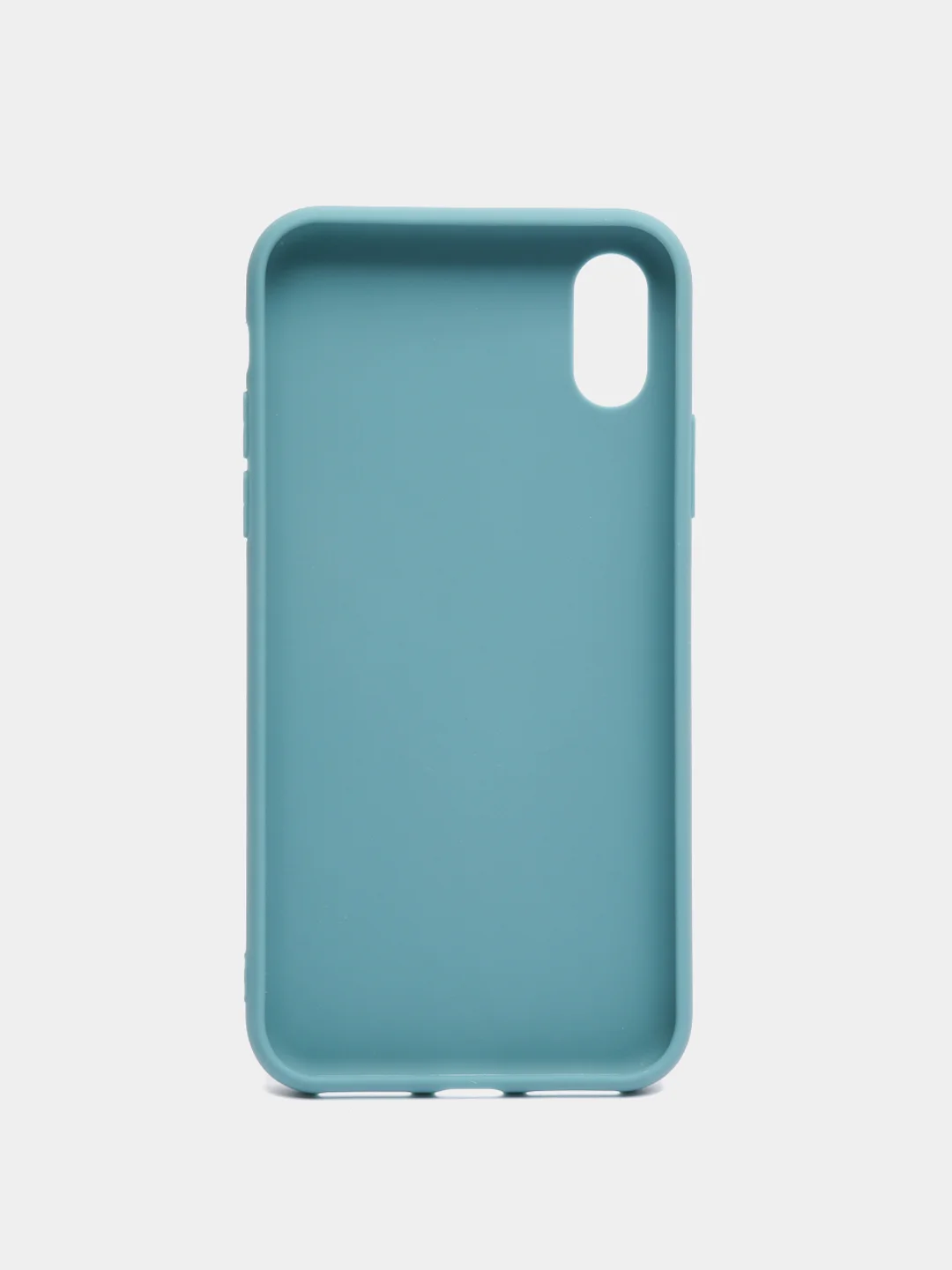Голубой чехол для Apple iPhone X / XS силиконовый, 14 цветов