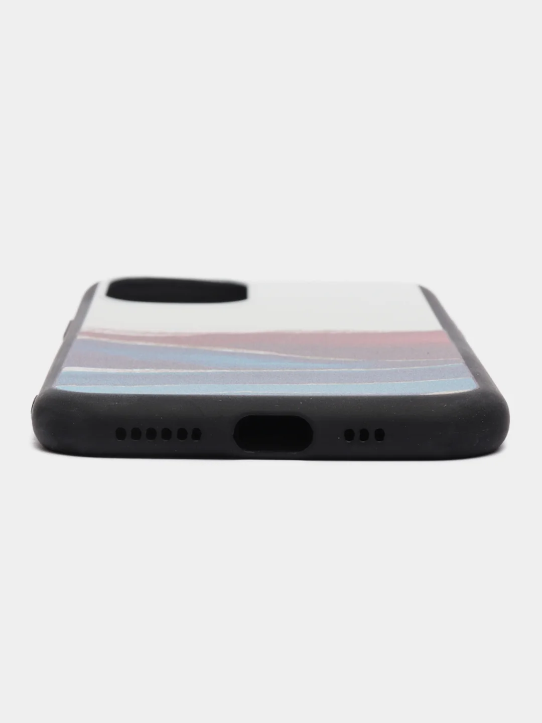 Белый яркий чехол цветные принты картинки iPhone 5S, SE 6 6S 7 8 Plus X XS XR 11 12 Mini Pro Max