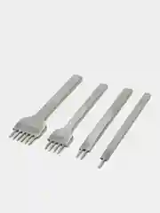 Пробойники для кожи строчные ромбовидные, 4 штуки