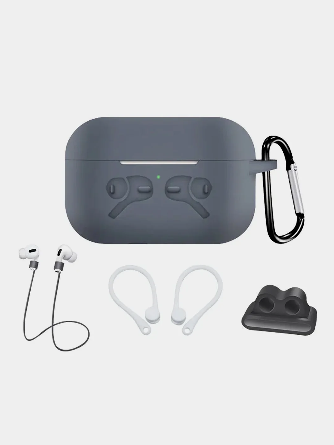 Серый комплект аксессуаров для Apple AirPods Pro