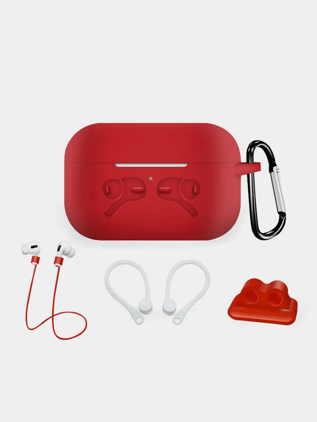 Красный комплект аксессуаров для Apple AirPods Pro