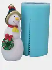 Силиконовая форма "Снеговик" молд для шоколада