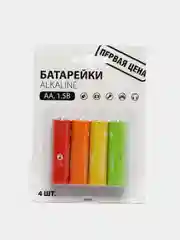Батарейки AA и AAA 4 шт алкалиновые АА пальчиковые / ААА мизинчиковые