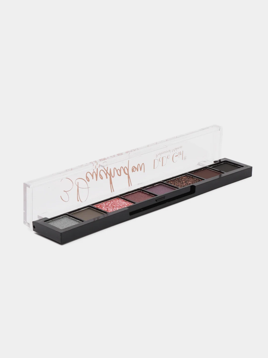 Коралловый матовые тени и глиттер Dodo Girl 3d eyeshadow