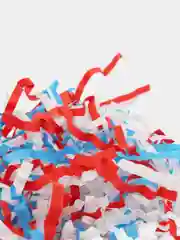 Лазурный бумажный наполнитель "Триколор" 4 мм, 2 цвета