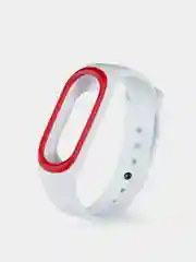 Серебряный спортивный силиконовый ремешок Xiaomi 3/4/5