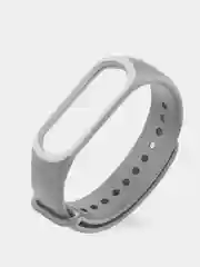 Серый спортивный силиконовый ремешок Xiaomi 3/4/5