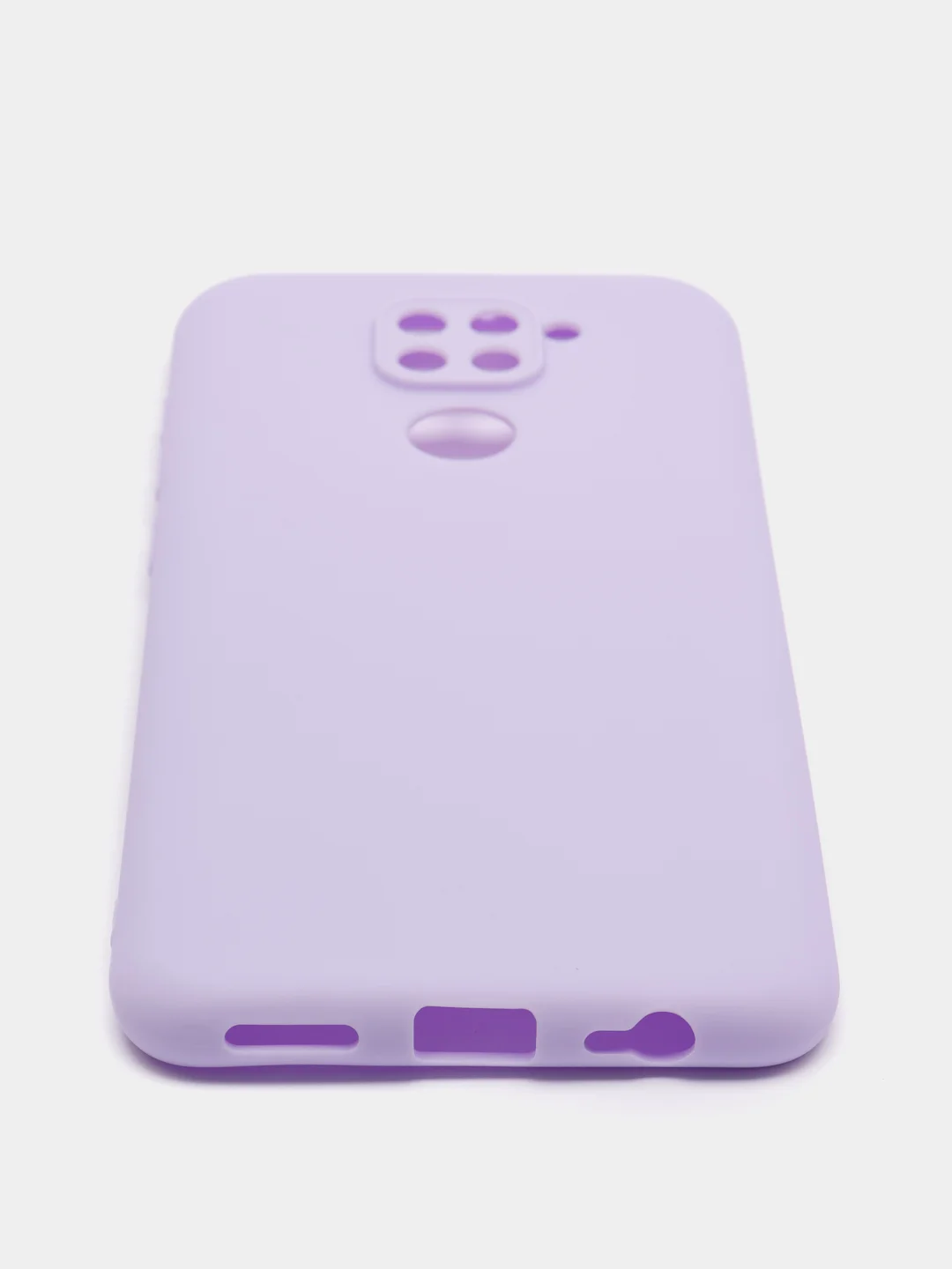 Лавандовый чехол Xiaomi Redmi Note 9 силиконовый