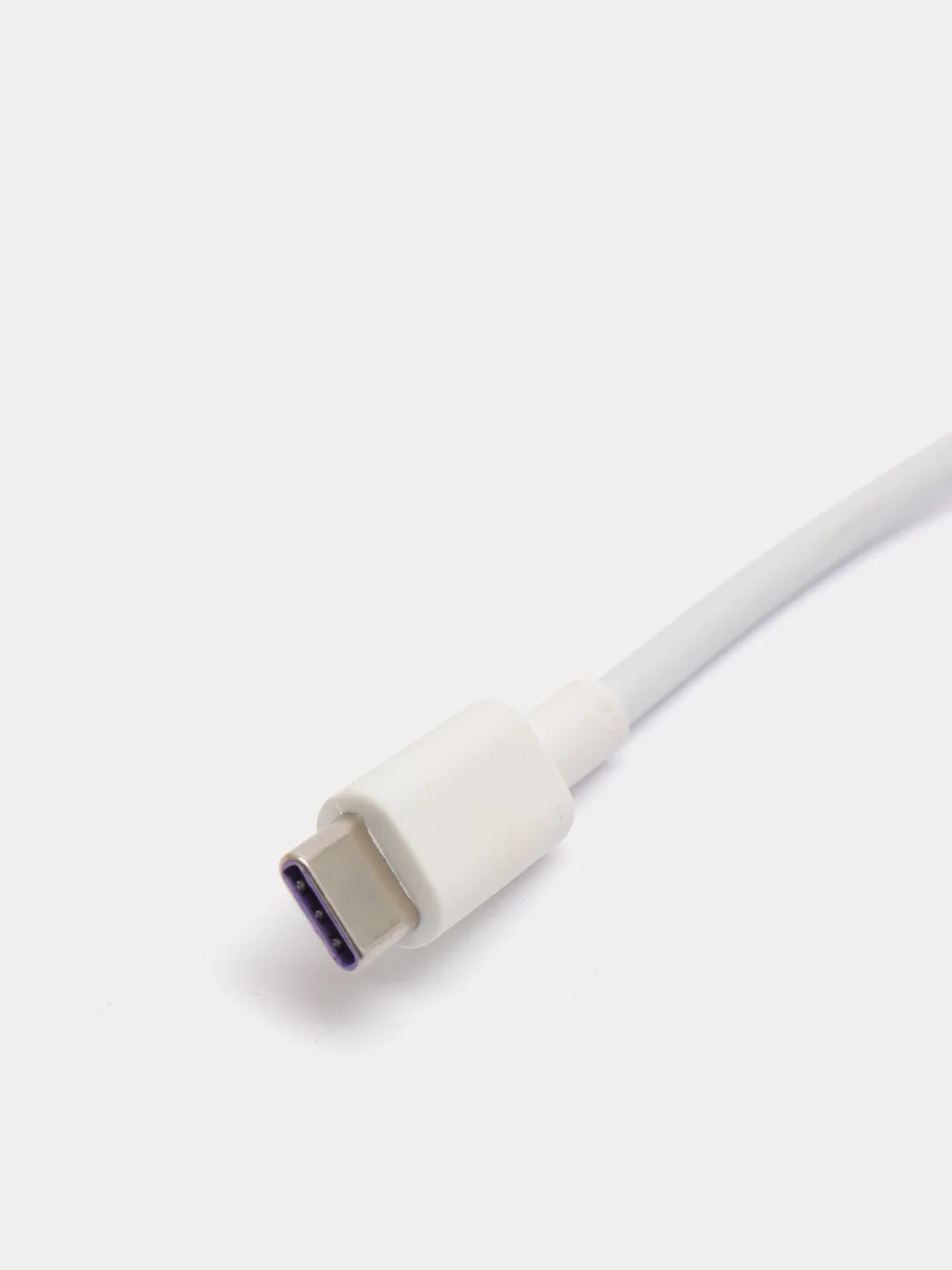 Белый кабель 5А, Type-C, USB, c быстрой зарядки, на Андройд и передачи данных