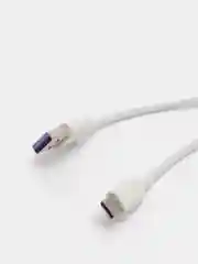 Белый кабель 5А, Type-C, USB, c быстрой зарядки, на Андройд и передачи данных