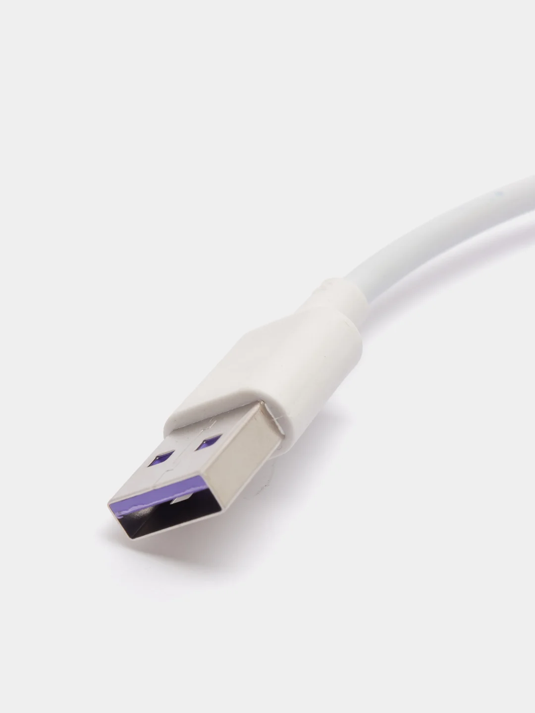 Белый кабель 5А, Type-C, USB, c быстрой зарядки, на Андройд и передачи данных