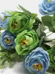 Лазурный искусственные цветы пионы, камелии, розы, букет