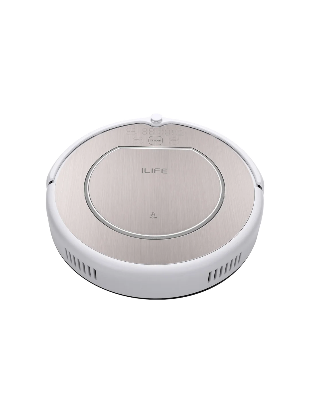 Серый металлик робот-пылесос iLife V55 Pro