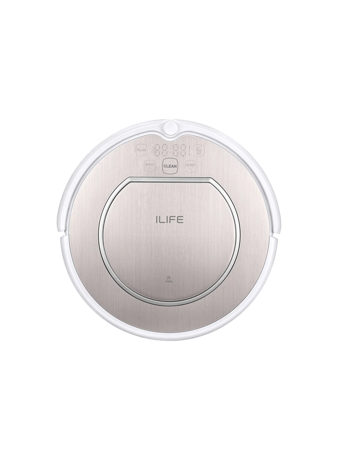 Серый металлик робот-пылесос iLife V55 Pro