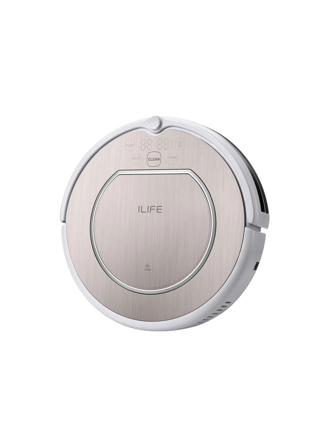 Серый металлик робот-пылесос iLife V55 Pro
