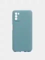 Морской чехол накладка для Xiaomi Poco M3 силиконовый матовый однотонный