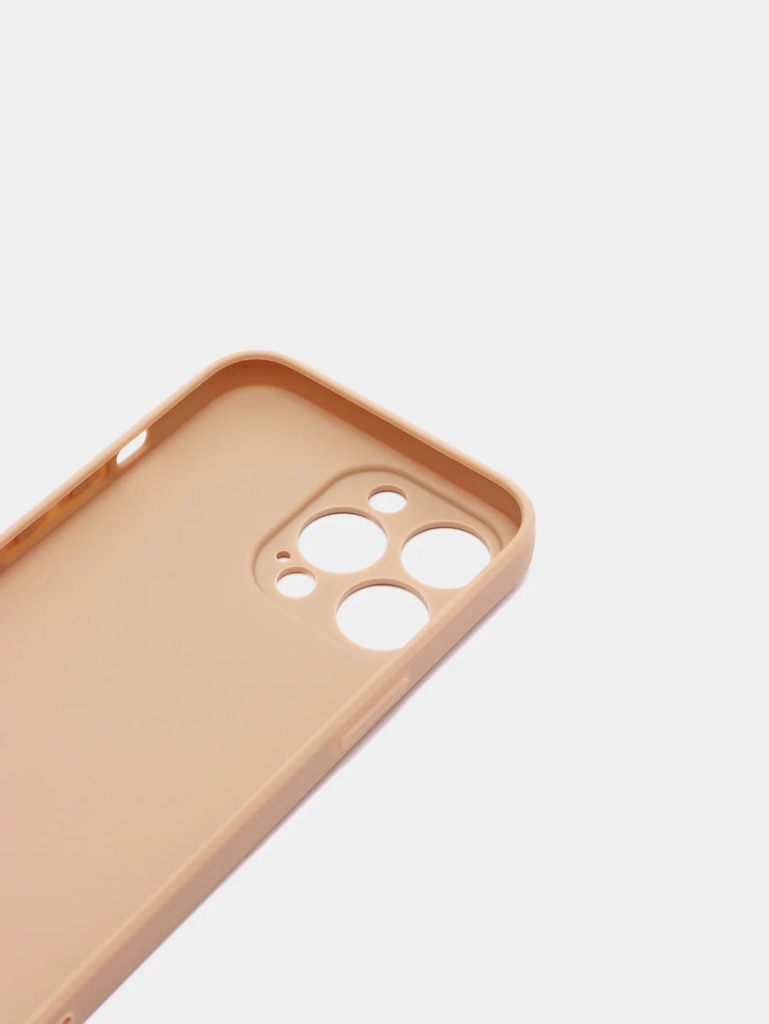 Бежевый чехол Silicone Case для iPhone 12, 12 Pro, Max, 12 mini, 13, 13 Pro, Max с защитой камеры