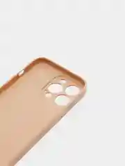 Бежевый чехол Silicone Case для iPhone 12, 12 Pro, Max, 12 mini, 13, 13 Pro, Max с защитой камеры