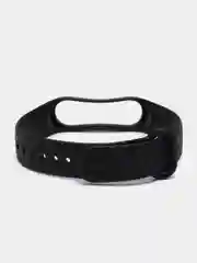 Черный ремешок силиконовый для Xiaomi Mi Band 3, Mi Band 4 (Ми Банд 3, 4), рифленый