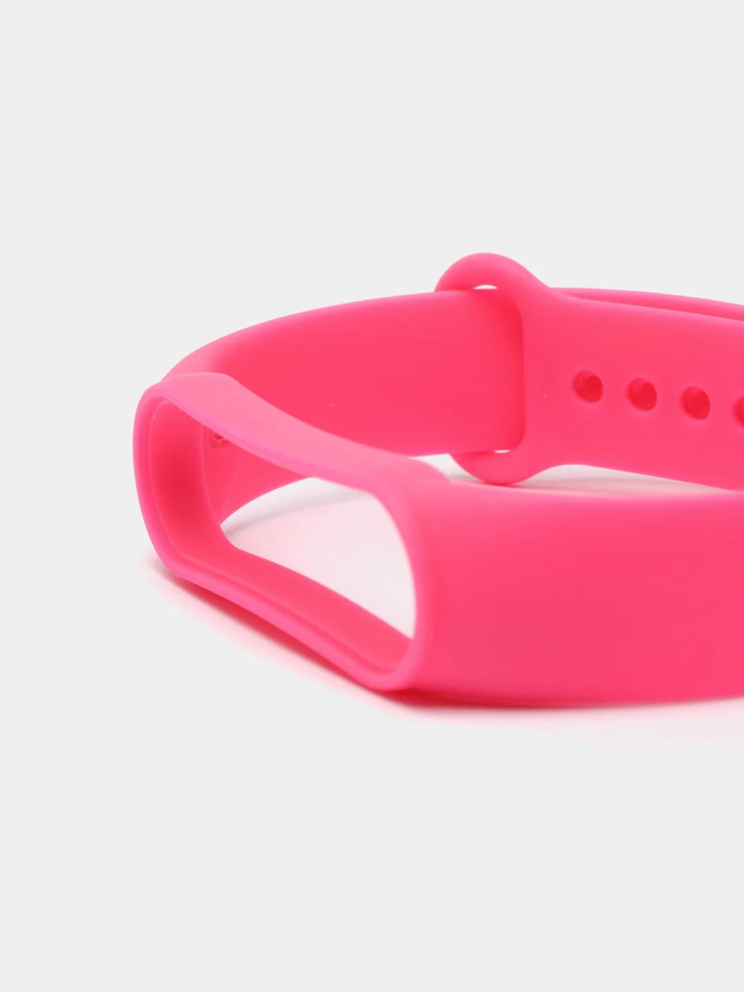 Розовый силиконовый ремешок для фитнес браслета Xiaomi Mi Band 5 / Mi Band 6