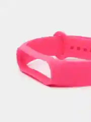 Розовый силиконовый ремешок для фитнес браслета Xiaomi Mi Band 5 / Mi Band 6