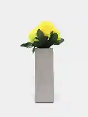 Лимонный искусственные цветы, хризантемы