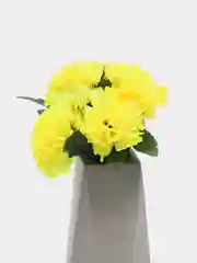 Белый искусственные цветы, хризантемы