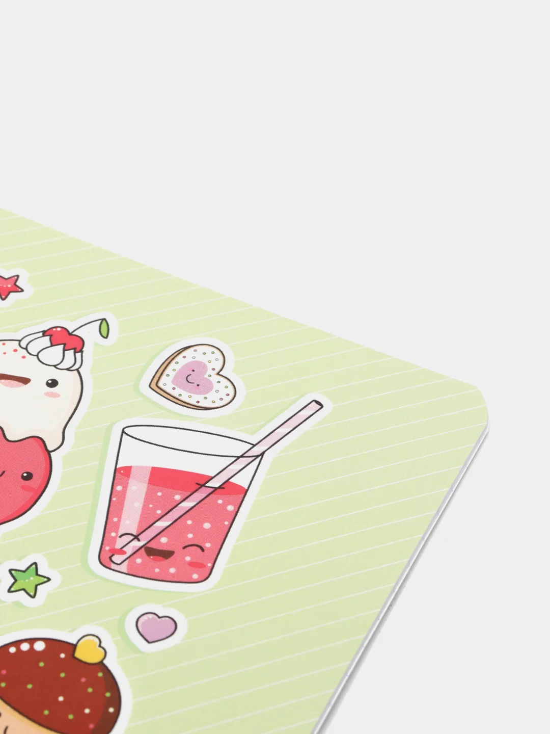 Мятный тетрадь в клетку "Lovely candy", 18 л