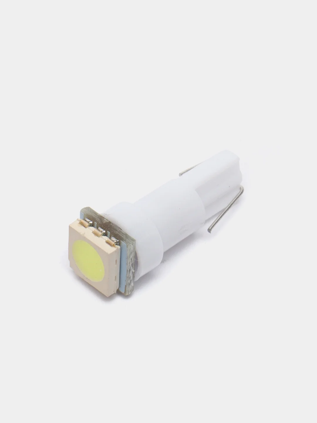 Белый лампа автомобильная LED, автолампа светодиодная, разноцветная T5 W2 х 4,6d