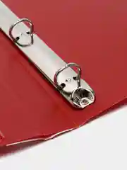 Папка на 4 кольцах, ширина 25 мм, BRAUBERG EXTRA, до 170 листов, КРАСНАЯ, 0,7 мм, 270545